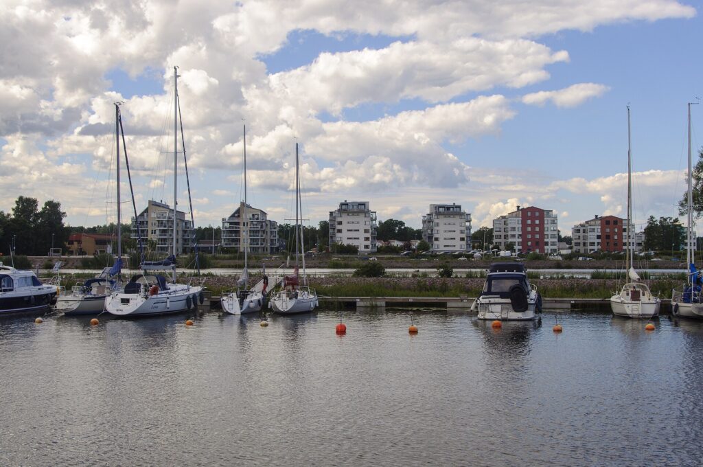 Båtar i Inre hamn, Mariestad