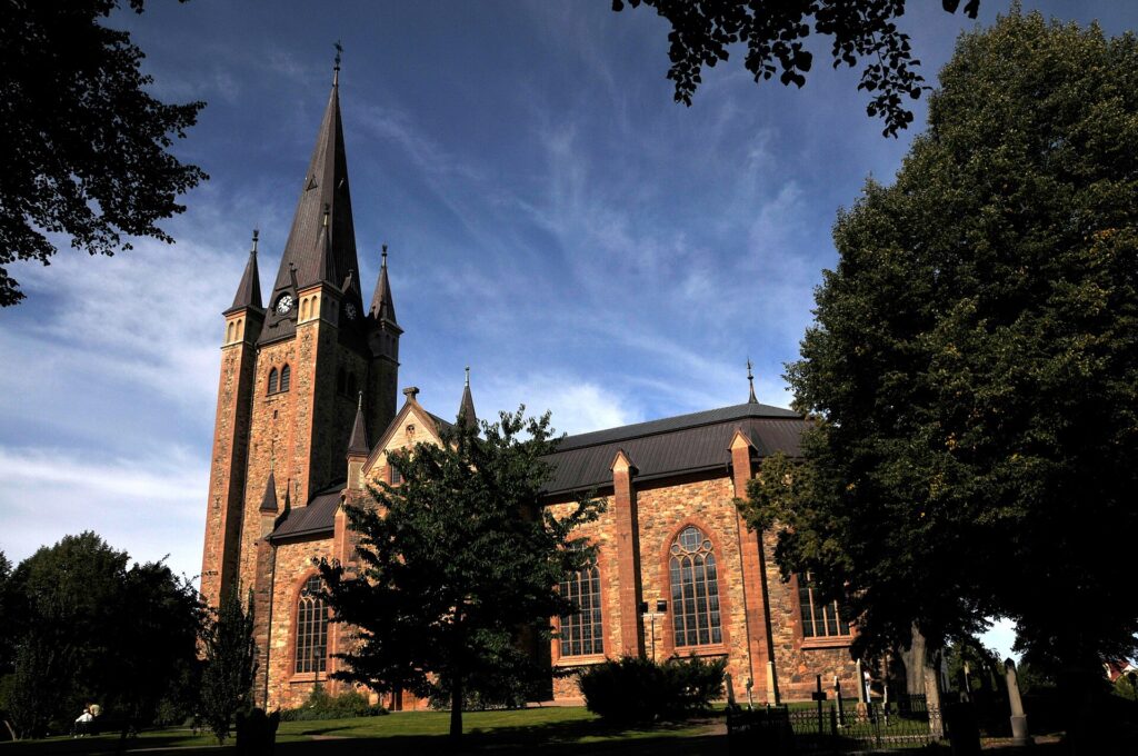 Domkyrkan i Mariestad från söder
